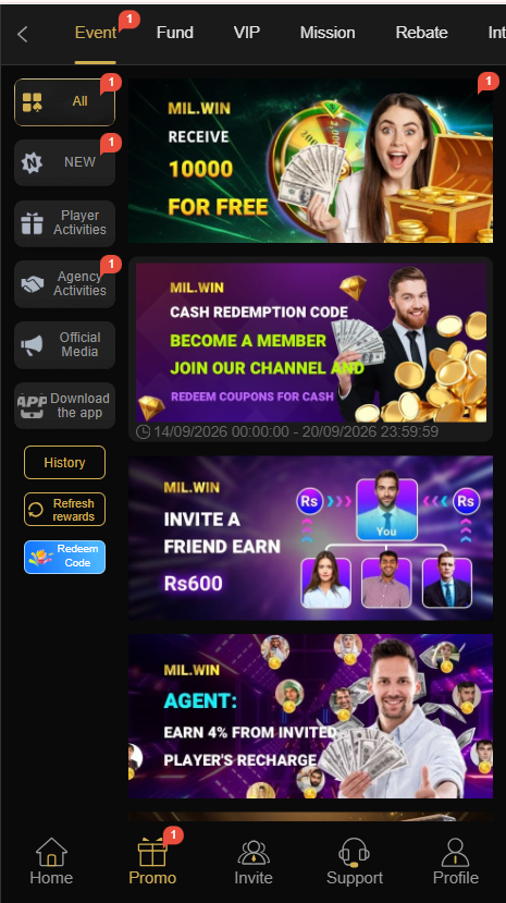 MilWin app