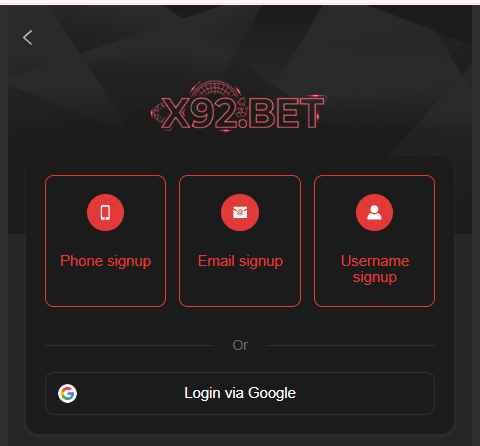 X92 Game app